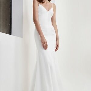 New C/MEO Collective Right Now Full Length Dress bridal bride wedding formal XS